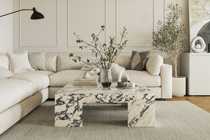 Ecru Block Coffee Table